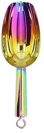 Yosoo Health Gear Ice Scoop Edelstahl Schaber Schaufel Mehl Küche Gadgets Zubehör Mehrzweckmetall für Küche, Gefrierschrank, Popcorn Maschine Kleiner Schaufel Eimer Cookie Haustier Futter (Nr. 6