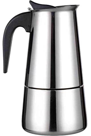 HOLIDYOYO cafetera hermético pava jarra hervidor de café envase acero Plata