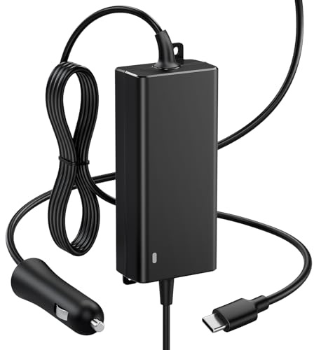 100W USB C Car Charger Cigarette Lighter Laptop for MacBook, Dell, Lenovo | 12V-24V 100W PD 3.0 for MacBook Pro, HP Spectre, Lenovo ThinkPad, iPhone 16; car socket only