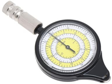 VICASKY Kartenmesswerkzeug Kleines Metallrad mit Zeiger zur Schnellen Entfernungsmessung Karten für Outdoor Abenteuer Camping Wandern und Radfahren