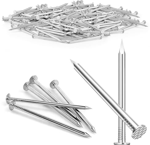 WENXINWIN 100 Pcs Masonry Nails, 16mm Nails for Wood | Stainless Steel Nails for Hanging Pictures, DIY and Crafts, Woodwork, Use on Plaster & Wood