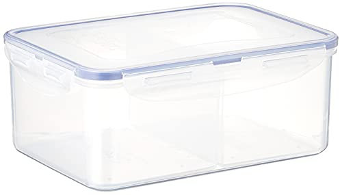 Lock & Lock - Contenitore ermetico rettangolare accatastabile con divisorio, 2.3 L