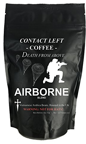 Contact Left Coffee Company Airborne Coffee Blend Death from Above Roast Coffee Beans