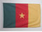 AZ FLAG - Drapeau Cameroun - 45x30 cm - Pavillon Nautique Camerounais Spécial Bateau Et Extérieur En Maille Bloquée Avec Anneaux Plastiques Intégrés - 30g