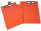 A5 Neon Orange Klemmbrett mit Stiftehalter