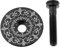Baoblaze Titanium MTB Fahrrad Ahead Headset, Steuersatz Kappe Abdeckung, Fahrrad Headset Top Cap, Schraube Steuersatz Vorbau Abdeckung für Fahrrad MTB Rennrad, Schwarz-Totem