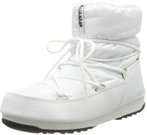 Moon-boot Low Nylon Wp2, Stivali da Neve Unisex Adulto, Bianco (Bianco 002), 39 EU