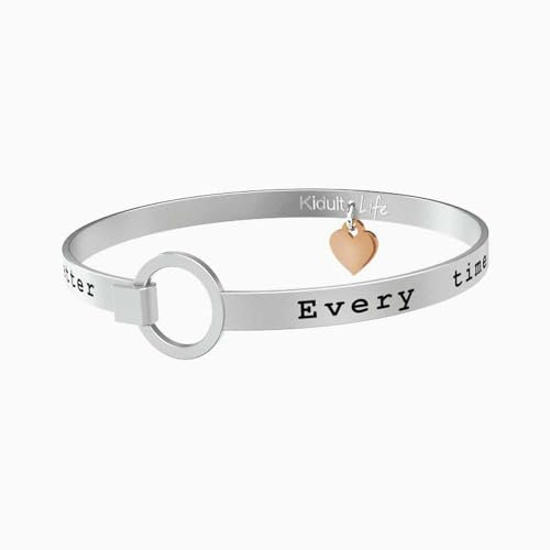 KIDULT - Bracciale in acciaio 316L e Pvd Rosè | Love