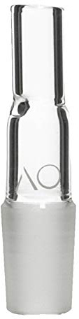 AO® Shisha Glas Schlauch-Anschluss 18/8 | Genieße den Flow deines Rauchs auch optisch! (Clear)