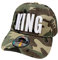 J26 NY Mr. & Mrs. King & Queen Snapback USA Cap Kappe Basecap Baseball Mütze Trucker Sport Cappy verstellbar Kult Partner Look Snapback (Camo King)