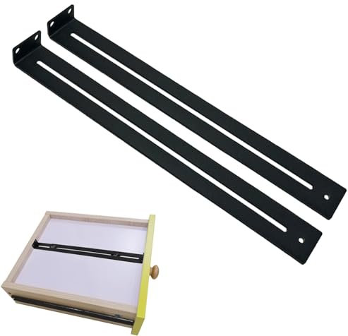 Wdwlbsm Drawer Repair Kit, Furniture Repair Accessories, Fixing Brackets in The Middle to Strengthen and Repair Wood/MDF/Chipboard Drawers - Sturdy Steel Hardware Including