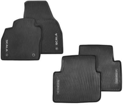4-teiliges Skoda Scala Gummifußmatten-Set
