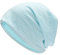 ZLYC Summer Long Slouch Beanie Leicht Weich Jersey Mütze für Damen und Herren(Motiv Blau)