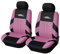 AUTOYOUTH Coprisedili per sedili anteriori, traspiranti e lavabili, per auto, camion, SUV, furgoni, compatibili con airbag, coprisedili per interni auto, rosa