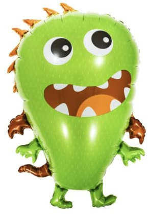 Grüner Monster-Folienballon, 65 cm