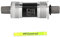 MSZweirad Shimano Fahrrad Innenlager BB-UN300 Vierkant BSA 68/73mm Verschiedene Achslängen inklusive Reflexband (68, 118mm)
