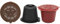 NONDK Capsule de café réutilisable rechargeable de 3 pièces pour machine à café capsule réutilisable recharge capsule vide