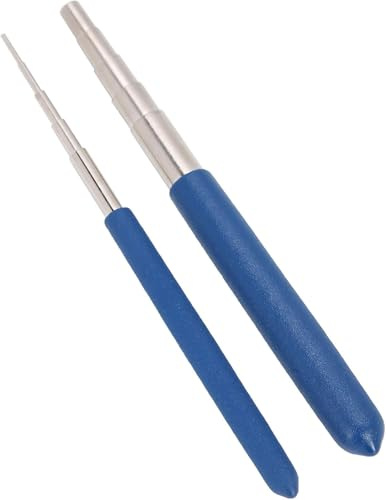 2pcs Wire Looping Tool, Metall Finger Size Stick Wire Wrap Rings Tools Schmuckherstellung Kit Dorn Wire Looping Rods Forming Rings Tool für Schmuckherstellung Kit