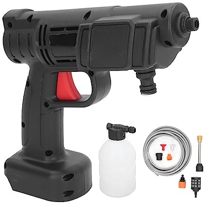 500W Portatile Ad Alta Pressione Pulizia Pistola Ad Acqua Idropulitrice Idropulitrice Alimentata a Batteria Idropulitrice Senza Fili 450PSI Pressione Dell'acqua per Auto Giardino