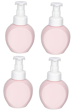 PRETYZOOM 4 Pièces Bouteille pétillante shampoing Voyage Bouteille Voyage conteneur de Voyage flacons Pompe en Plastique Lotion Bouteille de Stockage Mousse