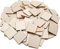 Holzscheiben, Quadrat Holzscheiben, 5 cm Durchmesser, 2,5 mm Dick, Helle Holz-Ausschnitte, für DIY, Ornamente oder als Deko, Kunst, Bemalen,Handwerke, Schild Plaque,50 Stück