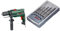 Bosch Electric Combi Drill EasyImpact 600 (600 W, in Carrying Case) + CYL-3 Concrete Drill Bit Set, Silver Percussion 4-8mm, Grey