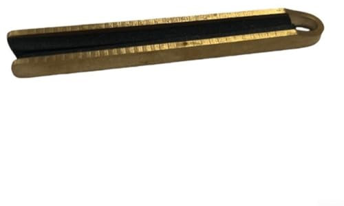 Banjo-Dämpfer, goldfarbener Banjo-Gitarren-Dämpfer, verbessern Sie Ihr Spielerlebnis, leise für Anfänger, 8 x 1 x 0,5 cm