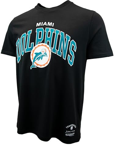 Mitchell & Ness NFL Team Arch T-Shirt - Miami Dolphins, XL