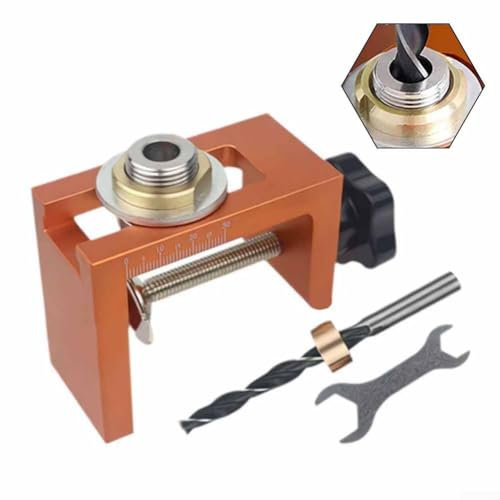 Herramienta de localización de guía de taladro vertical robusta para aficionados al bricolaje y similares (10 mm)