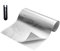 Laitejituan Placa de Aluminio de Protección 60 x 250 cm Protector Térmico Aluminizado con Adhesivo Barrera Termica Lámina de Fibra de Vidrio Aluminizada Reflectante de Aislamiento