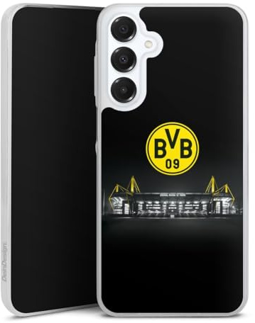 Slim Case kompatibel mit Samsung Galaxy A 16 5G Silikon Handyhülle transparent Hülle extra dünn BVB Stadion Borussia Dortmund