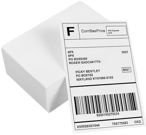OHPHCALL Selbstklebende Versandetiketten Für Thermodrucker Hochwertige Adressetiketten Für Schnellen Versand Geeignet Für DHL DPD GLS Und UPS