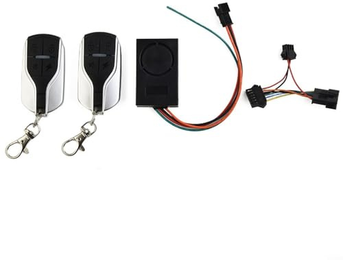 ZMdooreasy Système d'alarme antidémarrage pour scooter électrique 36-72 V avec deux interrupteurs pour Dualtron pour Ultra pour trottinettes électriques Wolf (A)