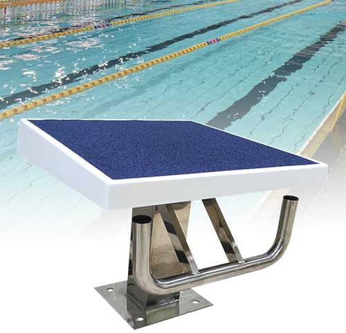 DYUNCZ Sprungbretter mit Edelstahlbasis, Professionelle Pool-sprungbretter, 9° Geneigt, rutschfeste Oberfläche, Tragkraft 200 Kg
