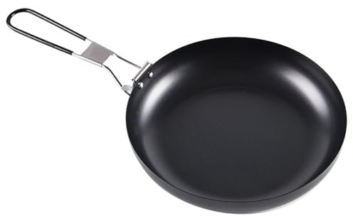 Portable Folding Pan - Non-Stick Frypan, Camping Frying Pan | Lightweight Camping Skillet Folding Frying Cooking Pot, Portable Pot for Family and Outdoor Hiking, Backpacking, Picnic