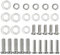 DAQUN 30 Pcs TV Wall Mount Screws, TV Bracket Screws with M4 M6 M8 Stainless Steel Screw and Washers for Most TVS and Monitors, Compatible with Samsung TVS Wall Mount Hardware Kit