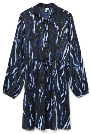 VERO Moda Damen Vmferna L/S Short Dress WVN Btq Ga