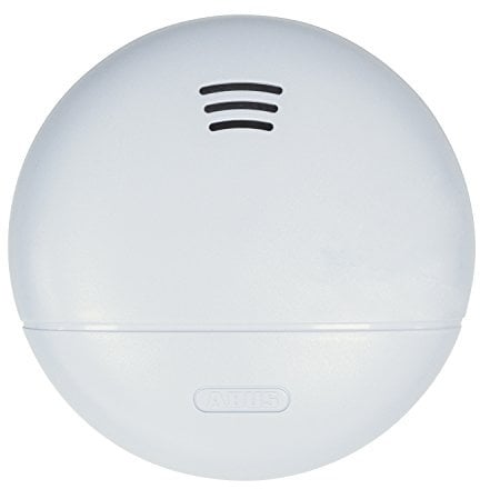 ABUS Rauchmelder RWM140 geeignet für Wohnräume und Kellerräume - 10 Jahre Batterie - kleine Bauweise - 85 dB Alarmlautstärke - weiß - 77181