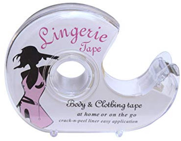 SUPVOX Body Double Sided Tape Lingerie Klebeband mit Dispenser für Body Clothing Butt Kleid Secret 3 Meter