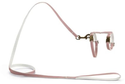 Designed by Lotte Virante Katzengeschirr, Nylon, 10 mm x 27-45 cm, Hellrosa
