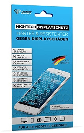 DiamondProtect Displayschutz für Smartphones, Tablets und Smart-TV
