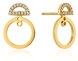 Ania Haie Touch of Sparkle Damen-Ohrringe, modisches Design, Artikelnummer: E003-04G