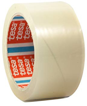 Paket 64014, Packband, Klebeband, Verpackungsklebeband, 50mm x 66m, transparent, leise abrollend, Menge:6