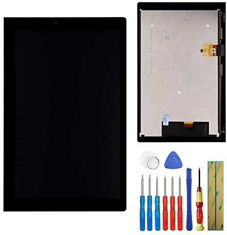 LCD-Display, kompatibel mit Lenovo Yoga Tab 3 YT3-X50F 10.1 LCD-Touchscreen-Display, Digitizer mit Werkzeug (mit Rahmen)