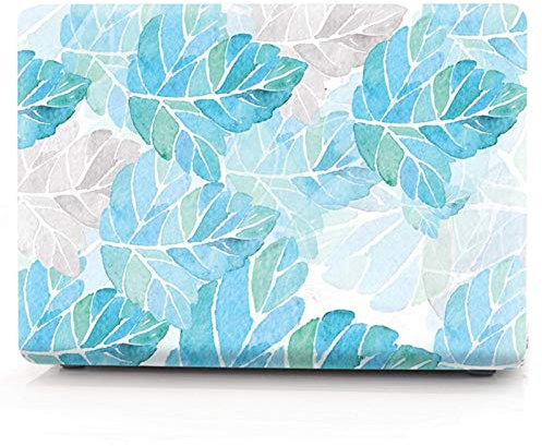JINXIUCASE Leaf Floral Series Hard Notebook Laptop Case Cover Compatible with Case Compatible with Huawei Matebook D14 D15 2019 2020 2021 (Color : Leaf 9, Size : For Matebook D14)