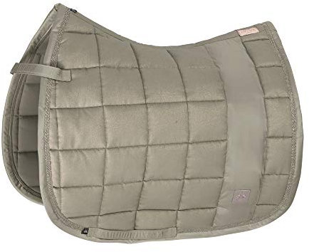 Eskadron Heritage Schabracke Big Square Cotton Glitter, deepberry, Black, ivorygrey Form Vielseitigkeit, Farbe ivorygrey