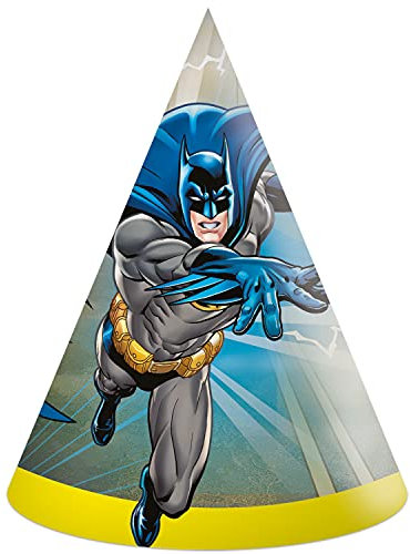 Procos 93360 Batman, 16 x 12 cm, FSC® Mix, decorazione per feste di compleanno per bambini
