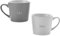 Widdop Grey/White Anniversary Mug Set - Mr and Mrs