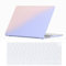 Se7enline Compatible with MacBook Air 13.6 inch Case M2/M3/M4 2022-2025 for Mac Air 13-inch A2681/A3113/A3240 Laptop Protective Hard Shell Case with Keyboard Cover,Serenity Blue & Rose Quartz Gradient