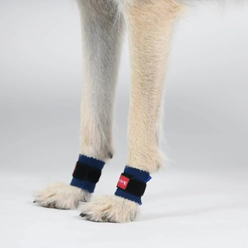 HERZENSTIER Krallenschutzbandage Gr. S30 für Hunde, Schutz für Wolfs- und Daumenkralle, doppelseitiges Fleece, für Hundesport, Jagd & Agility